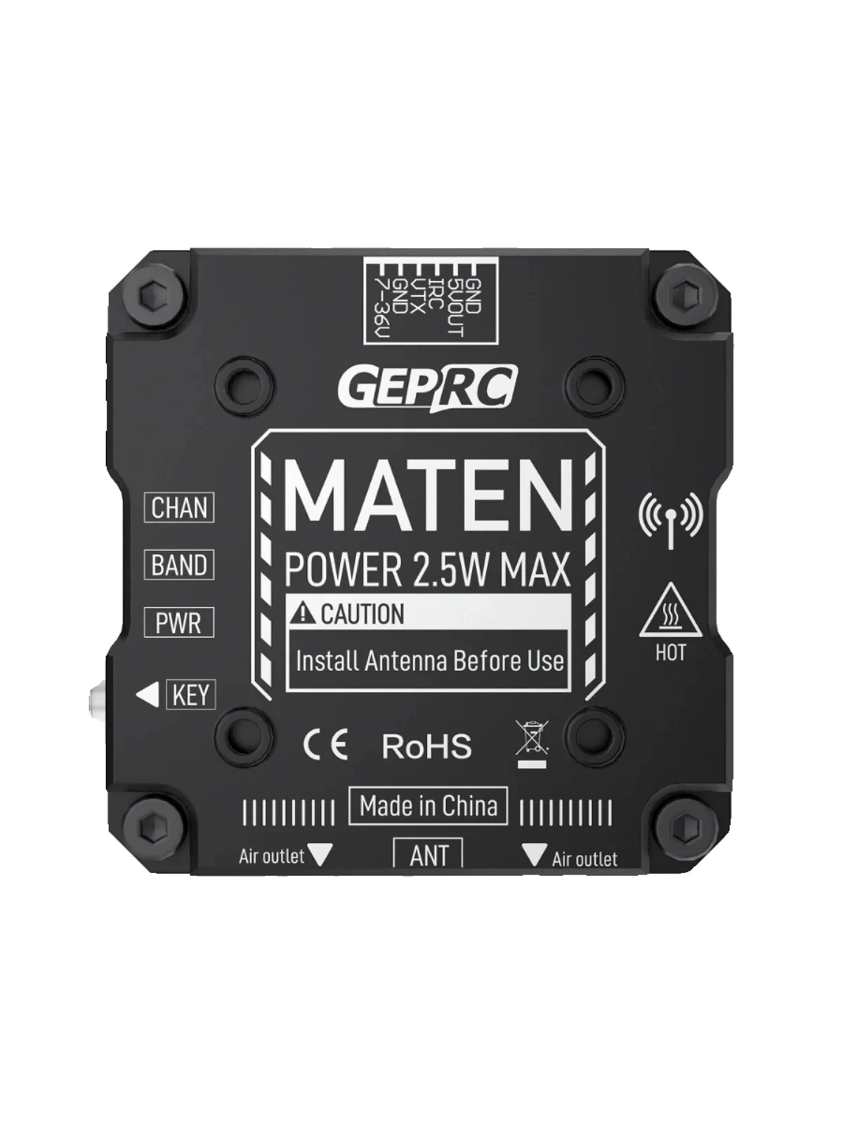 GEPRC MATEN 5.8G 2.5W VTX PRO  - đánh giá và giá Foxeer Reaper Extreme 2.5W Vtx
